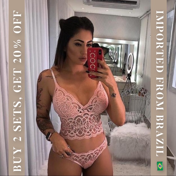 Lace cami top & panty - 2 piece set - Picture 2 of 11